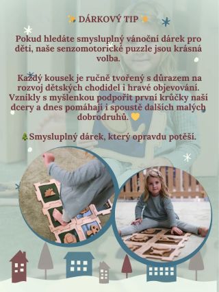 🌲Hledáte dárek, který nebude jen další věc pod stromečkem… ale něco, co má skutečný smysl? 🎄✨ Naše senzomotorické puzzle...